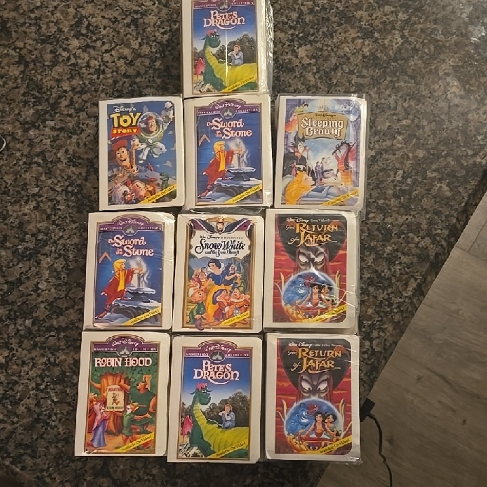 Disney Classic VHS Collection - Colorful Covers